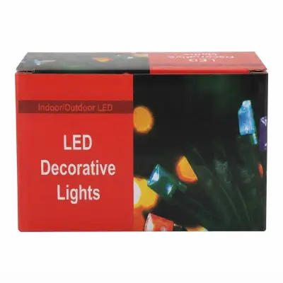 مصابيح LED تزيينية للاستخدام الداخلي والخارجي (9 أمتار، 100 مصباح LED)