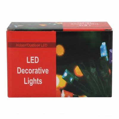 مصابيح LED تزيينية للاستخدام الداخلي والخارجي (9 أمتار، 100 مصباح LED)