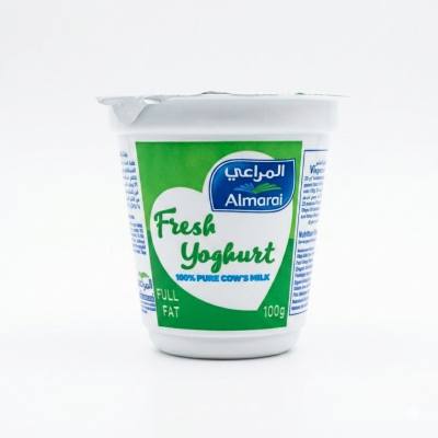 زبادي المراعي كامل الدسم طازج (100 غرام)