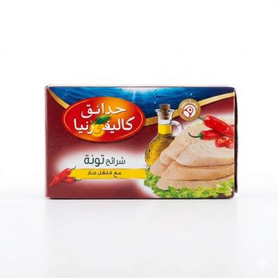 شرائح تونة كاليفورنيا جاردن مع الفلفل الحار (120 غرام)