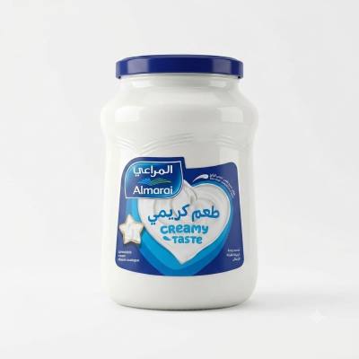 بديل جبنة الكريمة المصنعة من المراعي - طعم كريمي، 1100 غرام