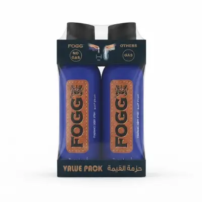 بخاخ الجسم المعطر للرجال من FOGG Extrem، عبوة اقتصادية (2 × 120 مل)