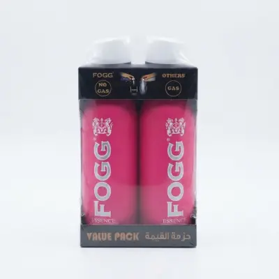 عبوة اقتصادية من بخاخ الجسم المعطر من FOGG Essence (2 × 120 مل)