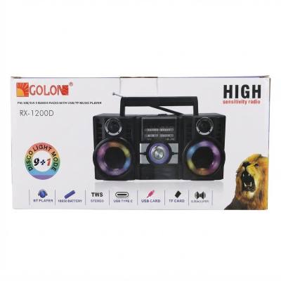 راديو ومشغل وسائط متعدد النطاقات Golon RX-1200D