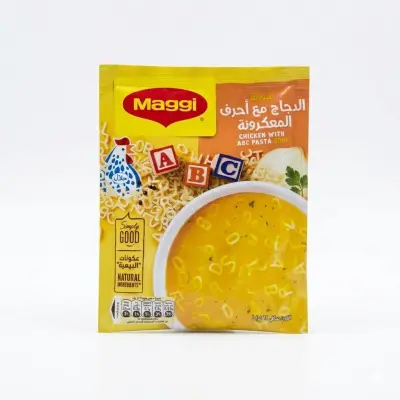 شوربة ماجي بالدجاج مع معكرونة ABC (66 غرام)