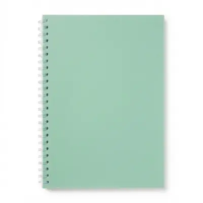 دفتر ملاحظات حلزوني من MSE Stationery PP (100 ورقة، لون أخضر نعناعي)
