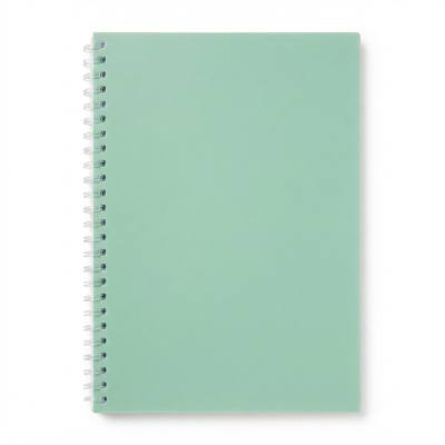 دفتر ملاحظات حلزوني من MSE Stationery PP (100 ورقة، لون أخضر نعناعي)
