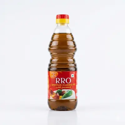 زيت الخردل الممتاز المعصور على البارد من RRO، 500 مل