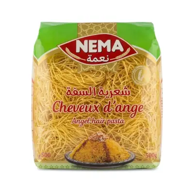 NEMA Angel Hair Pasta (Cheveux d’Ange) – شعيرية السميد الفاخرة | 500 جرام