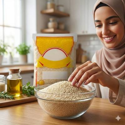 بذور السمسم الأبيض الممتازة من الخليج العربي - مقرمشة، غنية بالنكهة، ولذيذة طبيعياً، 200 غرام