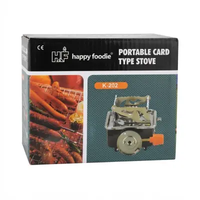 Happy Foodie Portable Card Type Camping Stove (Model K-202)