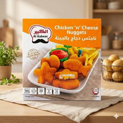 قطع دجاج بالجبنة من الكابير (400 غرام)