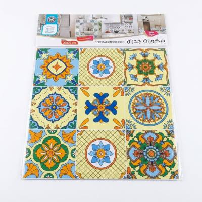 ملصق بلاط جداري مزخرف (30 × 30 سم)