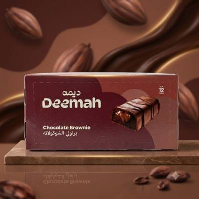 براوني الشوكولاتة من ديمه - 12 عبوة