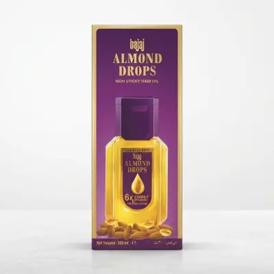 زيت الشعر غير اللزج باجاج ألموند دروبس - 300 مل