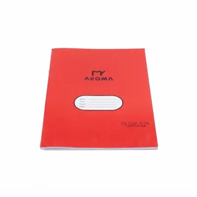 دفتر تمارين أروما A4 بأربعة أسطر - أحمر (A4EN-170)