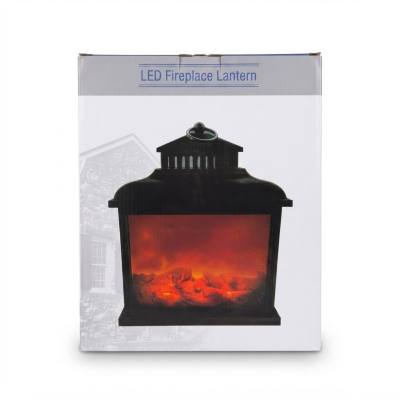 فانوس مدفأة LED / مصباح طاولة بنمط لهب صناعي