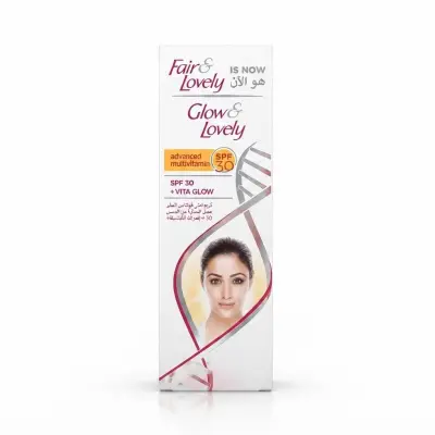 كريم الوجه المتطور متعدد الفيتامينات بعامل حماية من الشمس SPF 30 من جلو آند لافلي - 100 غرام