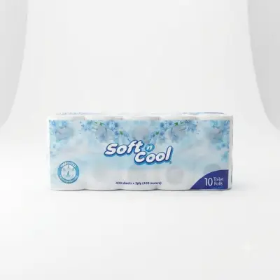 مناديل حمام ناعمة وباردة (عبوة من 10 قطع)